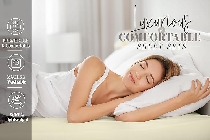 Elegant Comfort Luxury Soft Bed Sheets Heart Pattern - Image 8