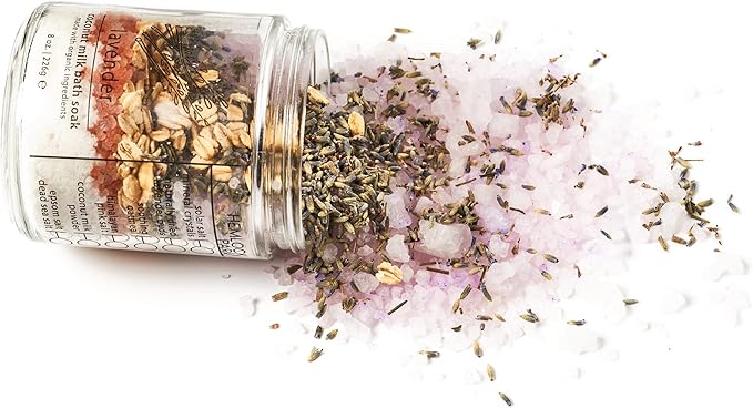 Hemlock Park Lavender Coconut Milk Bath Soak | Botanical Coconut Milk, - Image 3