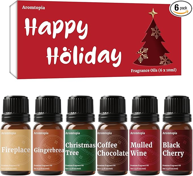 Fragrance Oil Holiday Set, Aromtopia Essential Oils by Unknown