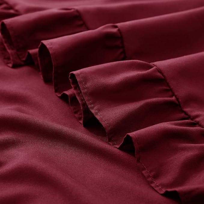 KKJIAF Ruffle Body Pillow Cases Set of 1, Ruffled Pillow Covers - Image 6