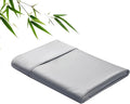 Bamboo Viscose Flat Sheets Only, 400 Thread Count Sateen Weave Queen Size Flat by ZaizaiHome