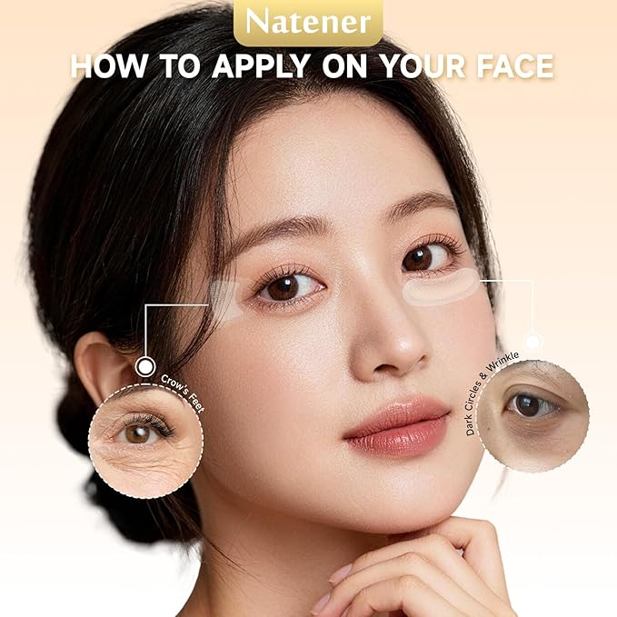 PDRN 4 pairs Micro Eye Patches + 4 pairs Crows Feet Wrinkle Patches, Under Eye - Image 6