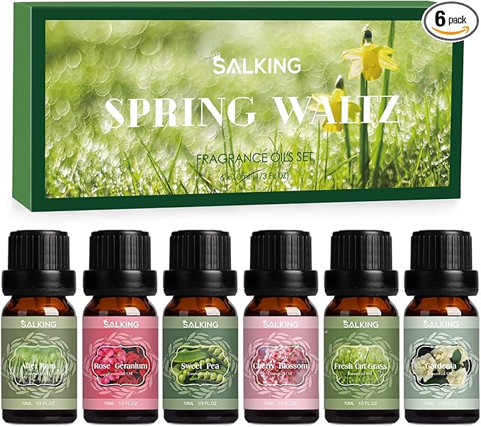 SALKING Spring Fragrance Oils Set, Premium Essential Oils Gift Set by SALKING