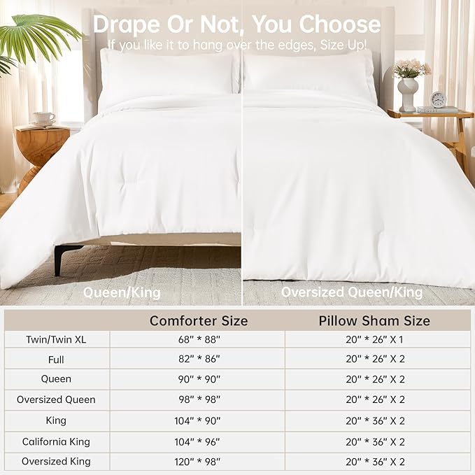 MUXHOMO Queen Comforter Set, All Season Ultra Soft Down Alternative Bedding - Image 8
