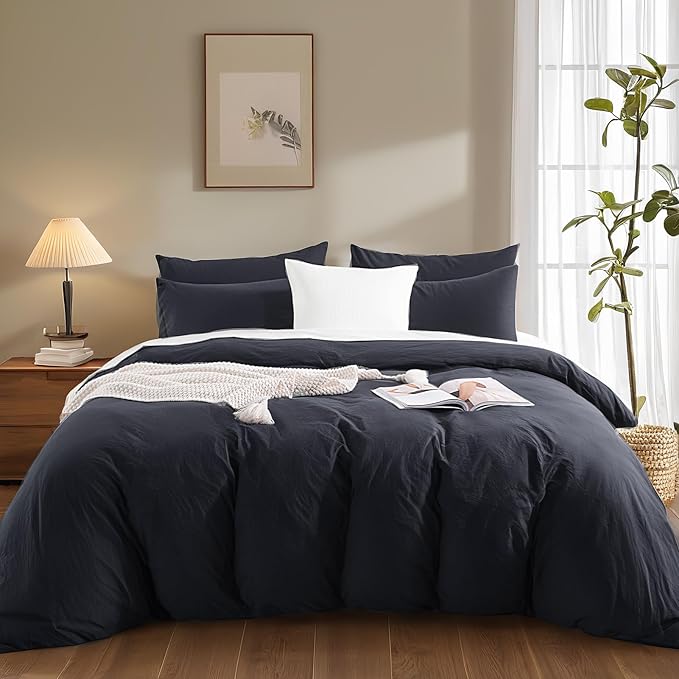 NEXHOME PRO Cal King Duvet Cover Set – 100% Certified Organic Cotton - Image 2