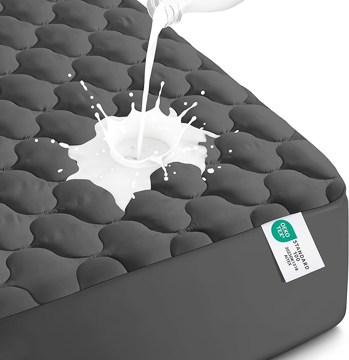 Utopia Bedding Waterproof Mattress Protector, King Mattress Pad, Quilted Fitted by UTOPIABEDDING