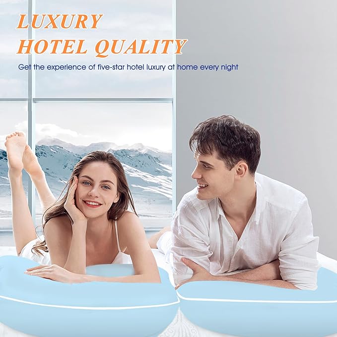 MZOIMZO Bed Pillows for Sleeping- Standard Size, Cooling Hotel Quality - Image 5