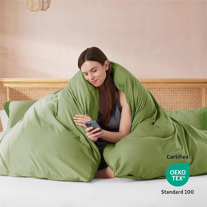 Nestl Calla Green Duvet Cover Full Size - Image 3