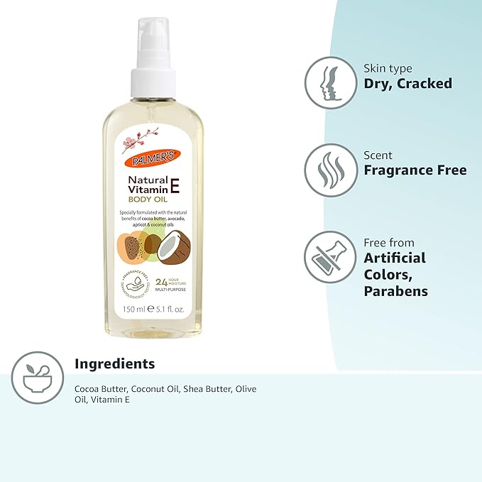Palmer's Vitamin E Multi-Purpose Body Oil, 5.1 Ounce - Image 12