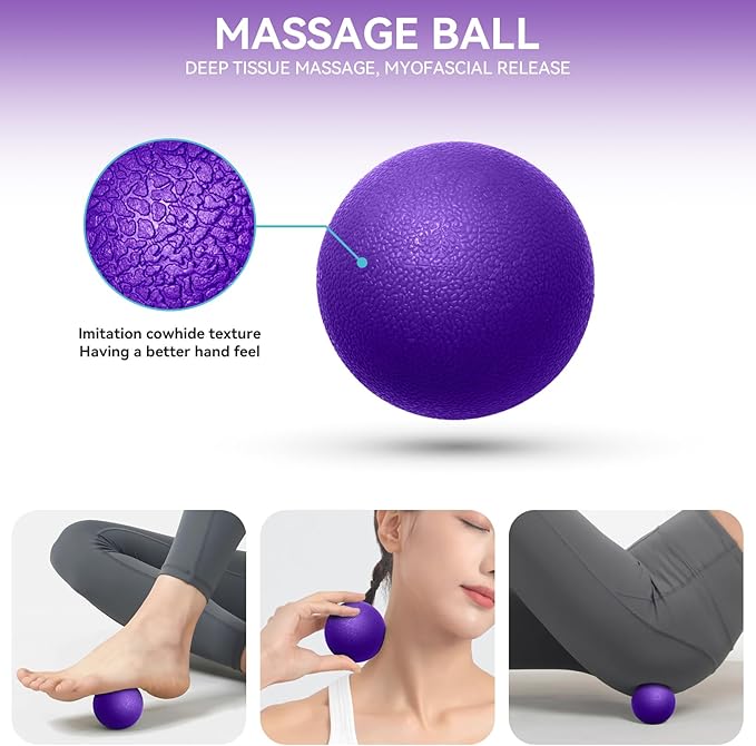Krightlink 5 in1 Foam Roller Set, High Density Deep Tissue Massager - Image 4
