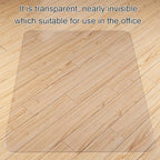 Kuyal Clear Chair mat for Hard Floors 36 x 48 inches Transparent Floor Mats Wood/Tile Protection Mat for Office & Home (36" X 48" Rectangle)