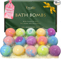 Bath Bombs for Women Gift Set, Shea & Coco Butter Dry Skin Moisturize, SPA by Excalla