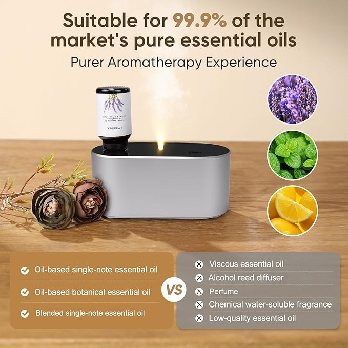 Waterless Diffuser for Home Essential Oil Diffuser, Aromatherapy Diffuser - Image 4