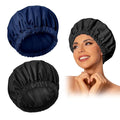 Reusable Shower Cap for Women, Large Waterproof Shower Bonnet by Edoneery