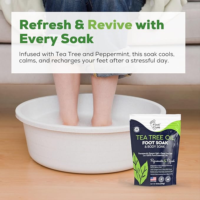Tea Tree Oil Foot Soak with Epsom Salt - Image 6