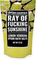 Explicit Essentials Lemon Verbena Epsom Bath Salts, 12 oz by ExplicitEssentials