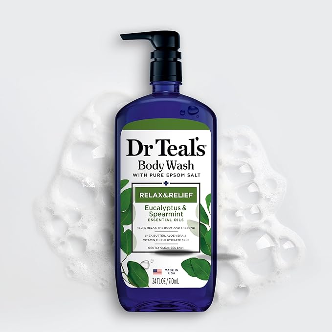 Dr Teal's Body Wash with Pure Epsom Salt, Relax & Relief with Eucalyptus & - Image 7