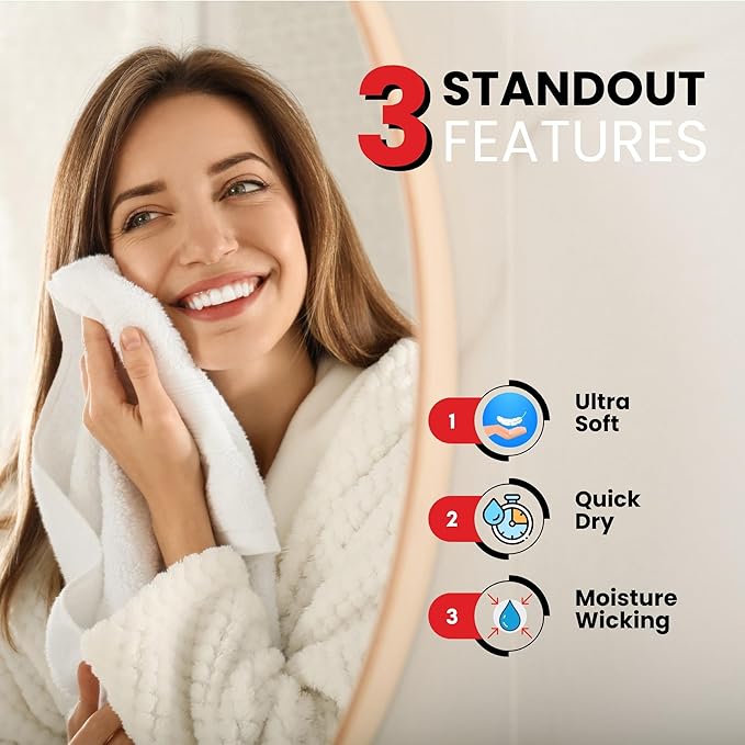Infinitee Xclusives Dark Grey Hand Towels - Image 4