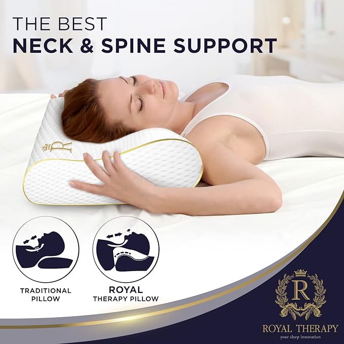 Memory Foam Pillow 4-Layer King, Side Sleeper Orthopedic, Neck Support Pillow - Image 5