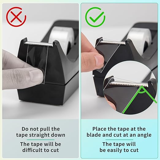 OWLKELA 12 Rolls Transparent Tape Refills, Clear Tape, All-Purpose Transparent Glossy Tape for Office, Home, School