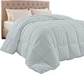 Utopia Bedding King Comforter Duvet Insert, Quilted Light Grey Comforter by UTOPIABEDDING