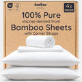 Bambaw King Sheets Set 4pcs – 100% Viscose Derived from Bamboo Sheets King Size by Bambaw