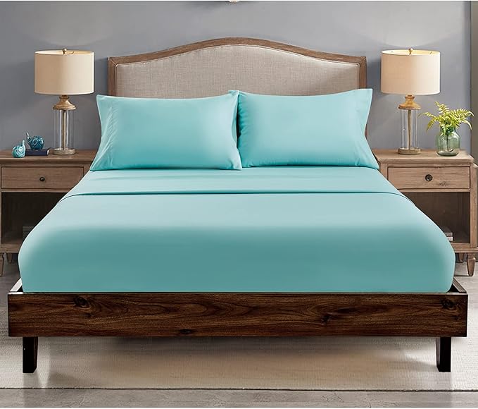 FreshCulture King Fitted Sheets, Bulk Pack of 6, Deep Pocket, Soft Microfiber - Image 7
