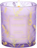 M&SENSE Vegan Soy Lavender Scented Candle, 8.1oz 42H Non-Toxic Long Burning by MSENSE