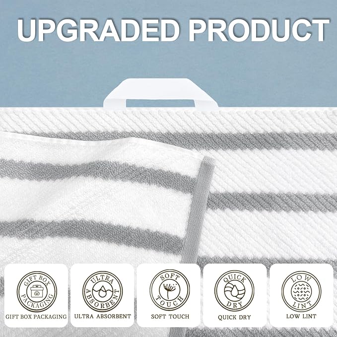 VOOVA & MOVAS Towel Set for Bathroom - Image 2