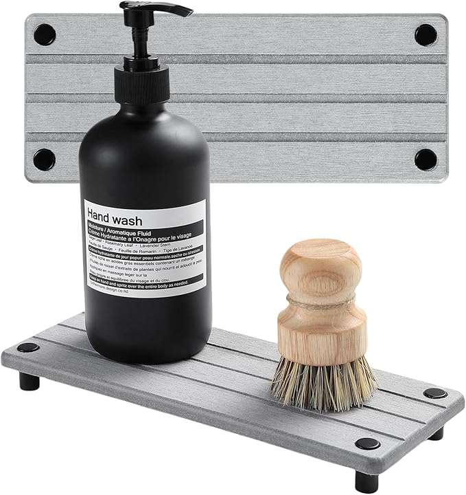 Razborci 2 Pack Fast Drying Water Absorbing Diatomite Stone Mat Tray by Razborci