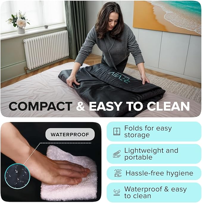 Portable Sauna Blanket with Arm Sleeves - Image 5