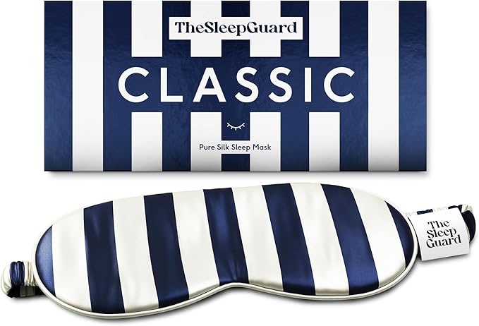 TheSleepGuard Pure Silk Sleep Mask Light Blocking Travel Essentials. Eye Masks by TheSleepGuard