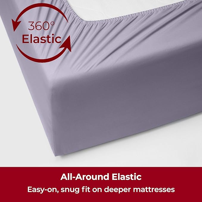Mellanni Extra Deep Split King Sheets - Image 5