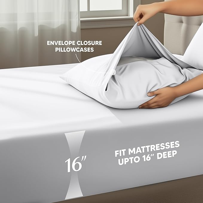 Utopia Bedding Twin Sheet Set – 3 Piece Bed Sheets - Image 4