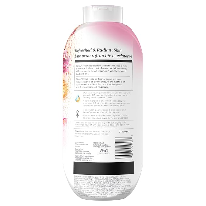 Olay Body Wash for Women, Fresh Radiance, 24/7 Skin-Loving Freshness, Visibly - Image 13