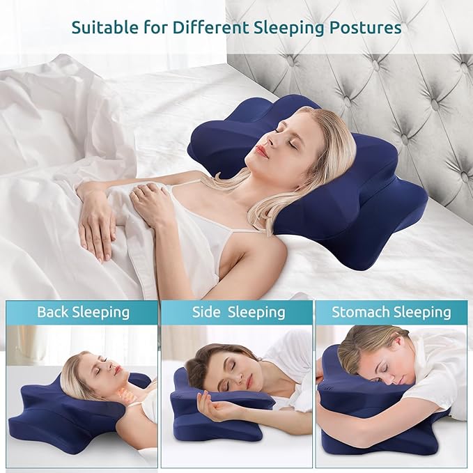 DONAMA Cervical Pillow for Neck and Shoulder Pain Relief, Cooling Contour - Image 8