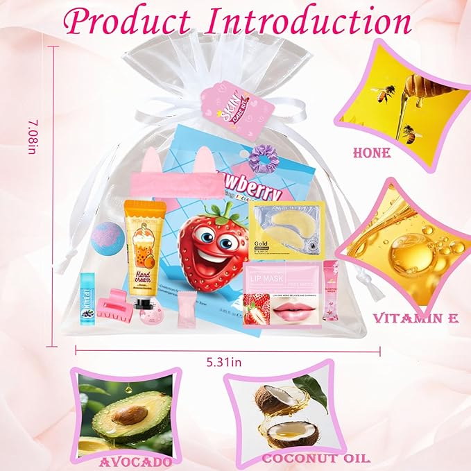 112PCS Spa Party Supplies for Girls, Spa Party FavorsInclude Face Masks - Image 6