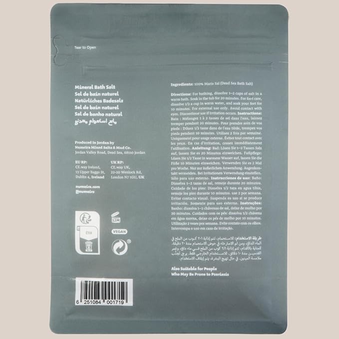 Dead Sea Salts for Soaking Relaxing Sea Salt Bath Soak for Body Rejuvenation - Image 7