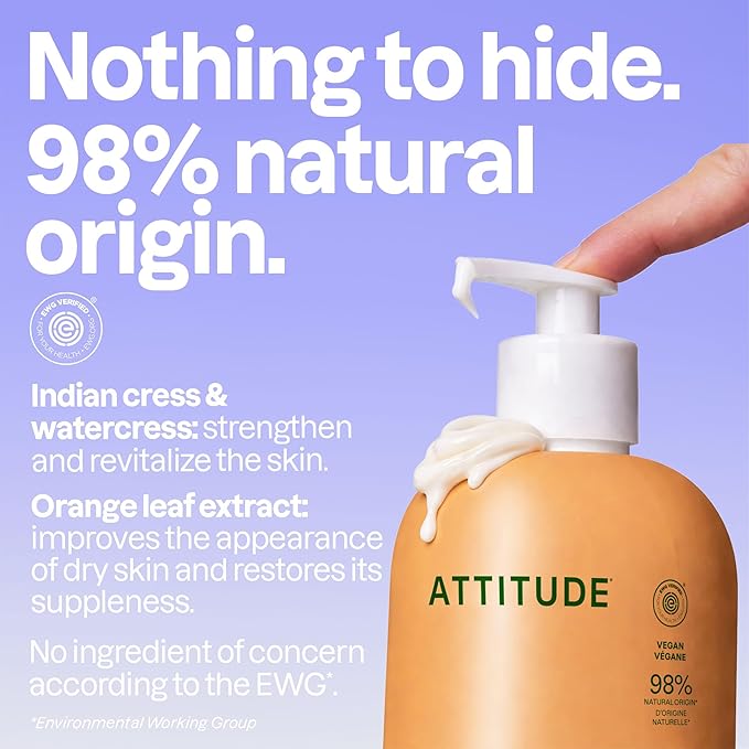 ATTITUDE Body Lotion, EWG Verified Moisturizer, Vegan Skin Care Products - Image 3