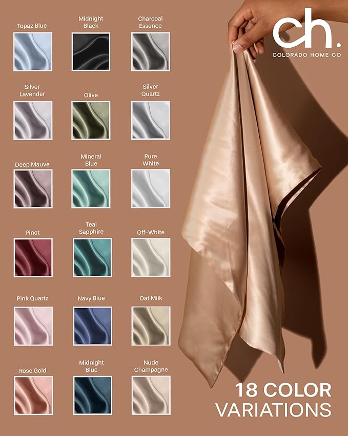 SUNDAYSILKS™ 100% Mulberry Silk Pillowcase, Silk Pillow Cases - Image 3