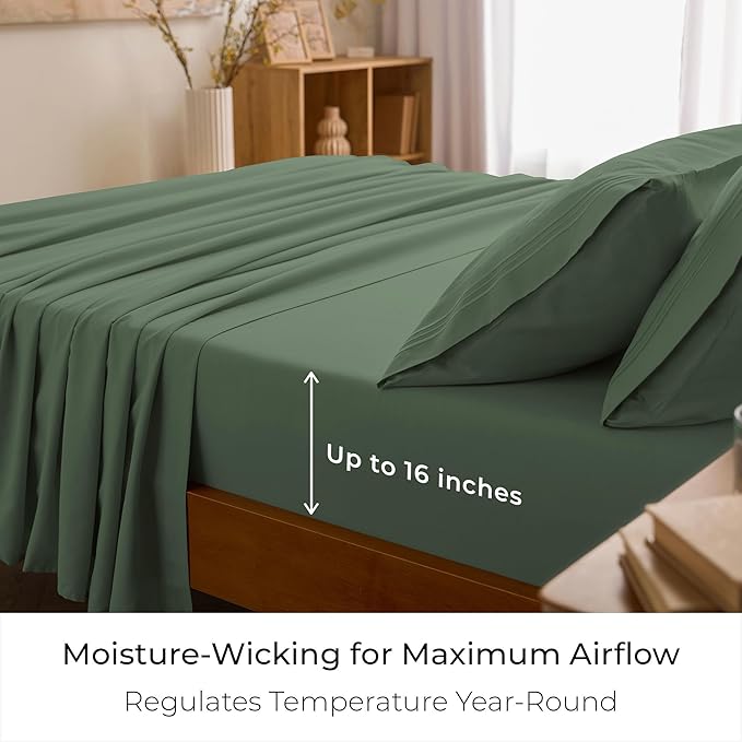 Mellanni California King Sheets Set - Image 4