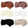 Casoty 6 Pcs Soft Coral Fleece Headbands by Casoty