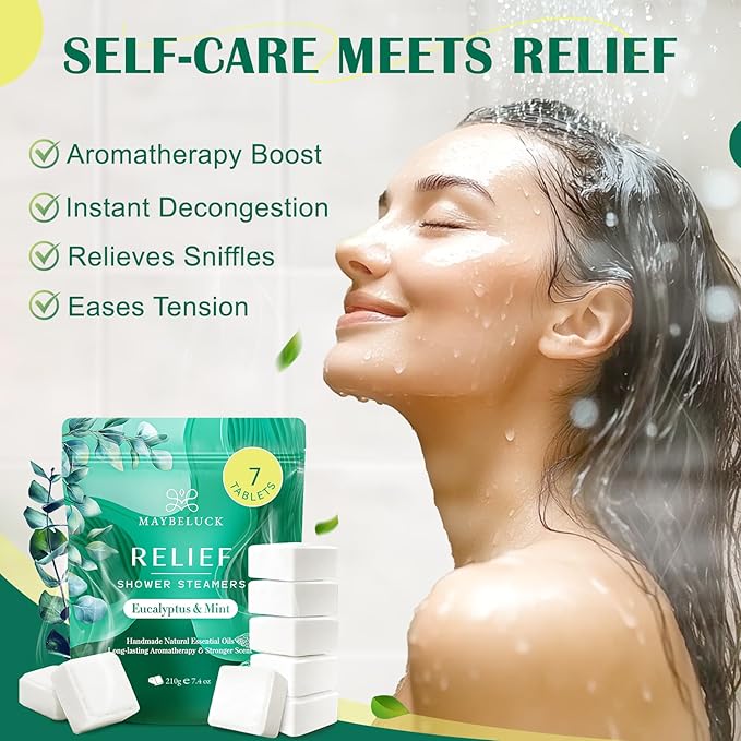 Eucalyptus Mint Shower Steamers 7 Pack - Image 4