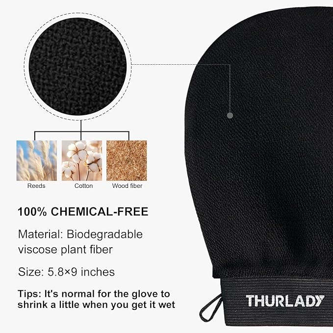 Exfoliating Glove, Korean Exfoliating Mitt Body Scrubber Exfoliator, 3 Pack - Image 7