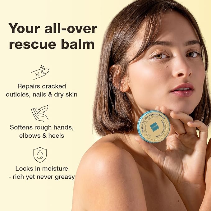 Onsen Hand & Cuticle Rescue Cream | Organic Nail Strengthener & Balm | Dry - Image 2
