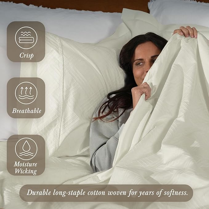 Threadmill Luxury 100% Cotton Queen Bed-Sheets - Image 3