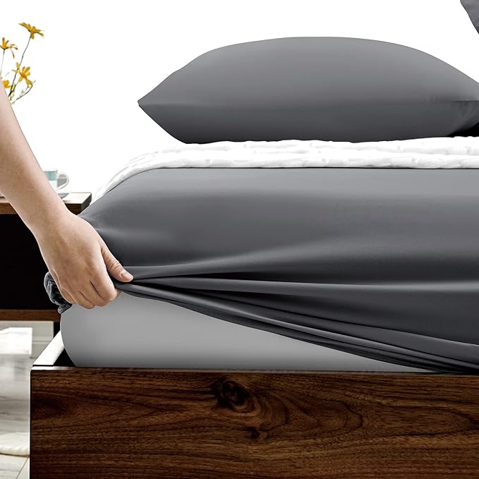 FreshCulture Full Fitted Sheets, Bulk Pack of 6, Deep Pocket, Soft Microfiber - Image 3