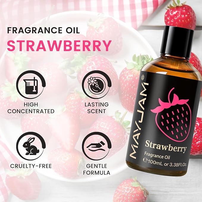 MAYJAM 100ML/3.38FL.OZ Strawberry Fragrance Oils - Image 2