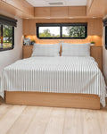 Short Queen Size 4 Piece Sheet Set by CGKUnlimited