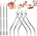 6PCS Cuticle Trimmer with Cuticle Pusher, Cuticle Kit Cuticle Nippers Manicure by Qusmeiyici